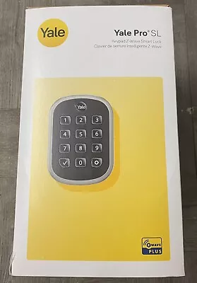 Yale Pro SL Keypad Deadbolt Z-Wave Key-Free Smart Lock (YRD136-ZW2 619) NEW • $129.99