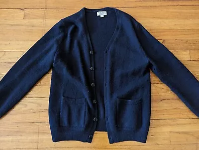 J.Crew Wallace & Barnes Dark Navy Blue Cardigan; Mens Small • $25