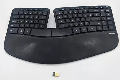 Microsoft Sculpt Wireless Ergonomic Keyboard W/ Dongle 5KV-00001 TESTED • $75.99