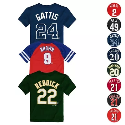 MLB Player Name & Number Jersey T-Shirt Collection Infant Toddler (12 Months-4T) • $5.59