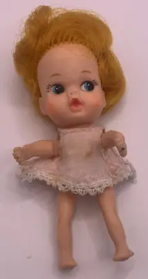 Vintage Tiny Terry Doll 1966 My-Toy Co Inc Small Blonde Doll Japan TLC • $18.99