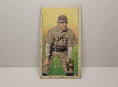 T206 Piedmont 150 Joe Tinker Hands On Knees Vintage Tobacco Baseball Card • $199.99