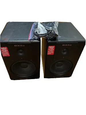 PAIR - M-Audio BX8a DELUXE Studiophile Active Bi-Amped Studio Monitor Speaker • $389