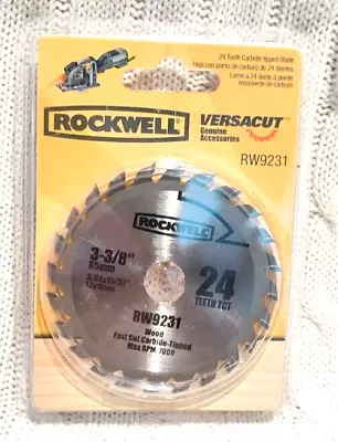 Rockwell RW9231 VersaCut 3-3/8-inch 24T Carbide-tipped Circular Saw Blade • $10.17