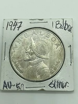 1947 VN-Balboa Panama  90% Silver Beautiful Coin Vintage • $77.99