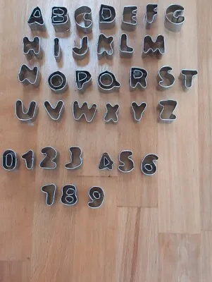 Fondant Icing Alphabet Cutters • £5