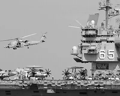 HH-60H Seahawk Helicopter 2006 Photo USS Enterprise CVN 65 Aircraft Carrier 8X10 • $7.99