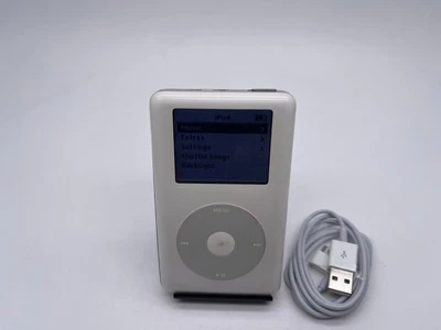 £71.99 • Buy Apple IPod Classic 4th Generation White (20GB) A1059 FREE SHIPPING