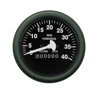 Military Humvee Tachometer- Green Housing M900 M998 M35 Series • $76.49