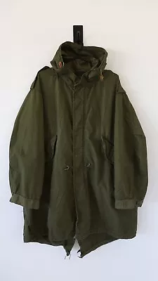 Vintage 50’s M-51 M-1951 Fishtail Parka W/ Hood Medium Mint Modified 1952 • $195