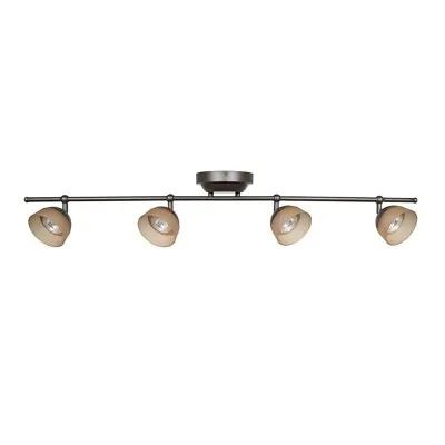 $32.64 • Buy Hampton Bay 4-Light Bronze Directional LED Track Lighting Kit 1000 027 274