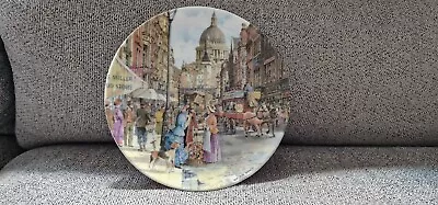 Davenport Pottery Plate  “The Flower Seller” 1990 Limited Edition • £4