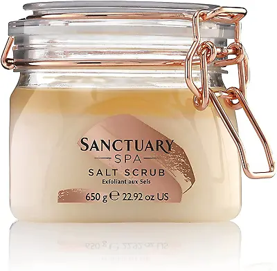 £21.95 • Buy Sanctuary Spa Salt Body Scrub, Exfoliating Dead Sea Salt - 650g