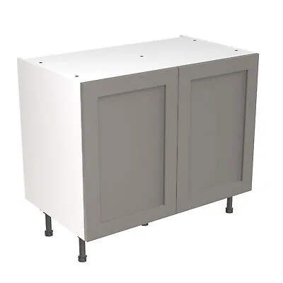 Kitchen Kit Cabinets Shaker Base Units Matt Dust Grey Door Soft Closing Hinges • £2.50