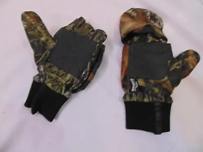 Convertible Hunting Glove/Mitten Camo Thinsulate Adult • $10