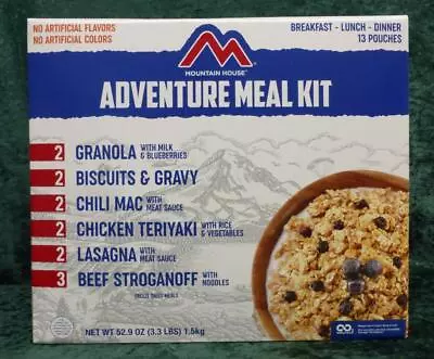 Mountain House Freeze Dried Emergency Meals Adventure Box Survival Food MREs • $113.96