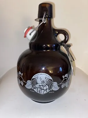 Stone Brewing Co 2 Liter Beer Growler AirTight Glass Bottle With Topper • $22.50