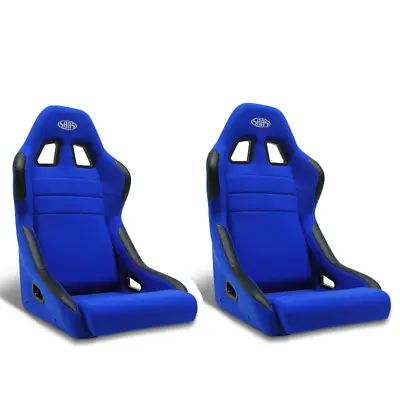 SAAS Universal Seats (2) Fixed Back Mach II Blue ADR Compliant • $700