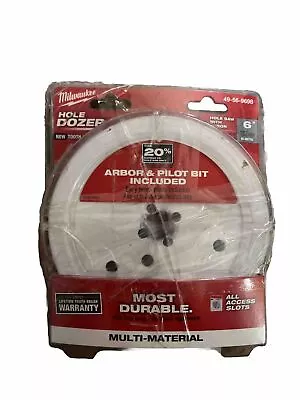 Milwaukee Tool 49-56-9698 6 In. Hole Dozer Bi-Metal Hole Saw *NO ARBOR BIT* • $10