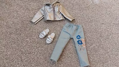 £12 • Buy Chad Valley Design A Friend Silver Leather Jacket Outfit