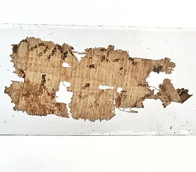 4-7 Century AD Coptic Christian Papyrus Egypt Manuscript Fragment Byzantine A • $224.95