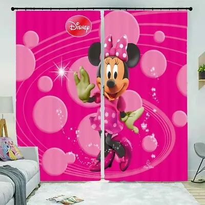 £173.88 • Buy Cute Red Mickey Mouse 3D Curtain Blockout Photo Printing Curtains Drape Fabric