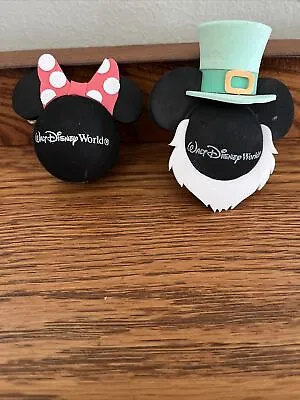 Walt Disney World Car Antenna Ball Topper Irish Mickey & Minnie Mouse • $4