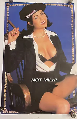 Monica Lewinsky - Not Milk Poster 22.5x34.5 Bill Clinton Democrat Comedy Mancave • $81.79