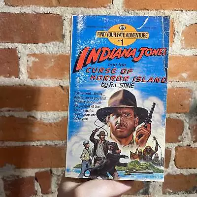 Indiana Jones And The Curse Of Horror Island R. L. Stine 1984 Find Your Fate #1 • $27.18