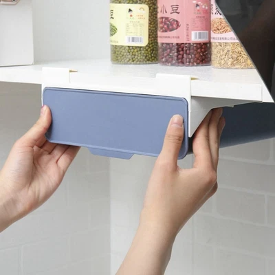 £11.33 • Buy Kitchen Accessories Storage Box Spices Rack Cutlery Holder Wall Organizer