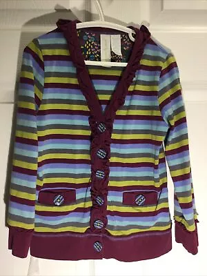 Matilda Jane Cardigan Sweater Size 6 Paint By Numbers Plum - Size 6 PreOwned • $13