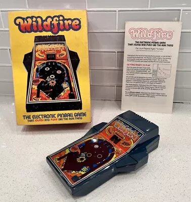 Vintage 1979 Wildfire Electronic Pinball Game Parker Brothers W/ Box -SEE VIDEO! • $59.99