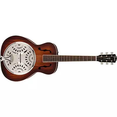 Fender Paramount PR-180E Resonator Guitar Walnut Fretboard Aged Cognac Burst • $549.99