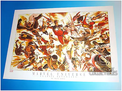 Alex Ross Marvel Universe Classic Seventies Lithograph Dynamic Forces 2004 • $49.95