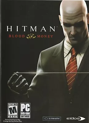 Pc Game - Hitman - Blood Money (Disc Manual & Cover Art Only) • $8.50