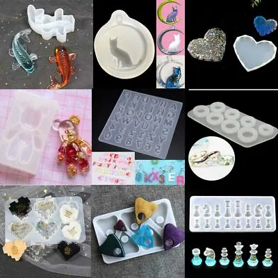 £2.79 • Buy Resin Casting Molds Silicone DIY Mold Jewelry Pendant Mould Making Craft Tool 3D