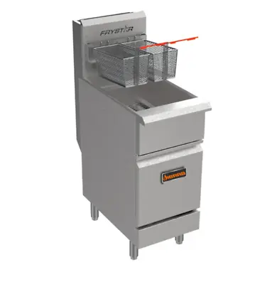 New Sierra Range Frystar500 Natural Gas 50 Lb Vat Floor Deep Fryer • $825