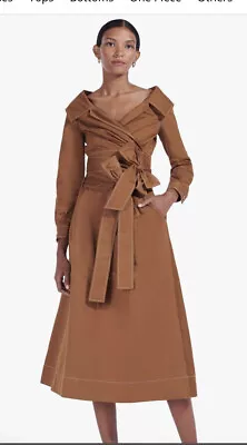 $124 • Buy Nwt! STAUD SNOOP SKIRT Color Saddle Sz 0 $245