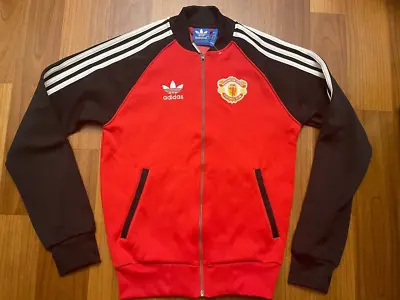 MANCHESTER UNITED Vintage Retro Adidas Originals Superstar Track Top Size XS/S • $120