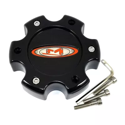 Moto Metal Gloss Black Center Cap 5.5 OD Bolt Closed For MO955 MO956 845L140-2B • $21.15