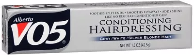 Alberto VO5 Gray/White/Silver Blonde Conditioning Hairdressing 1.5oz • $10.20