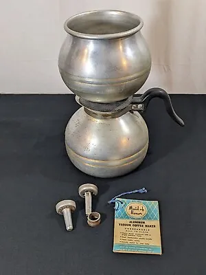 $19.99 • Buy Vintage Sears Maid Of Honor Aluminum Vacuum Coffee Maker  6 Cup