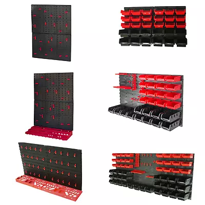 Wall Mounted Tool Storage Organiser Peg Board Rack Holder Garage Workshop Shed • £13.95