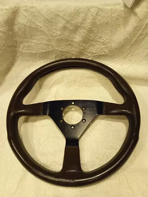 MOMO RACE TYP V 35 KBA 70068 GENUINE LEATHER STEERING WHEEL Brown 6 Bolt • $149.99