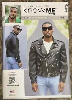 Know ME Sewing Pattern ME2011 Men's Moto Jacket By: Mimi G. Sizes 34-52 • $11.99