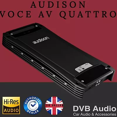 Audison AV Quattro Voce Series 4-Channel AMP 800Watts Car Amplifier #1 Seller • £999