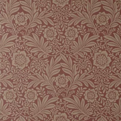 Crown Archive Collection Camille Damask Red Wallpaper M1746 - Paste The Wall • £13.99