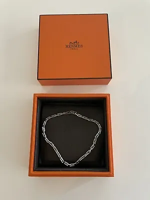 $432.38 • Buy Hermes Solid Silver Heracles Bracelet + Box - Rare - RP £1100