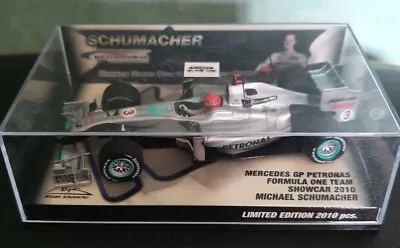 Minichamps Mercedes Gp Petronas M Schumacher Showcar 2010  1/43 Scale • $68.45