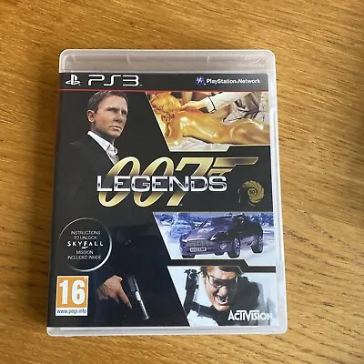 007 Legends (Sony PlayStation 3 2012) Vgc • £10